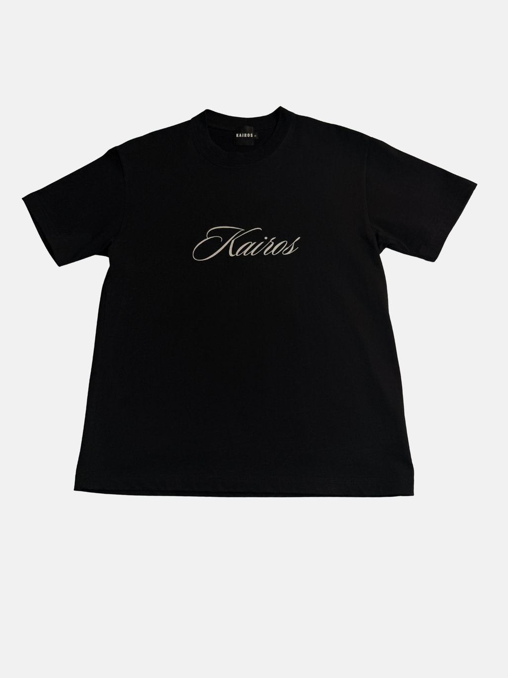 Unisex god's timing Oversized T-Shirt black