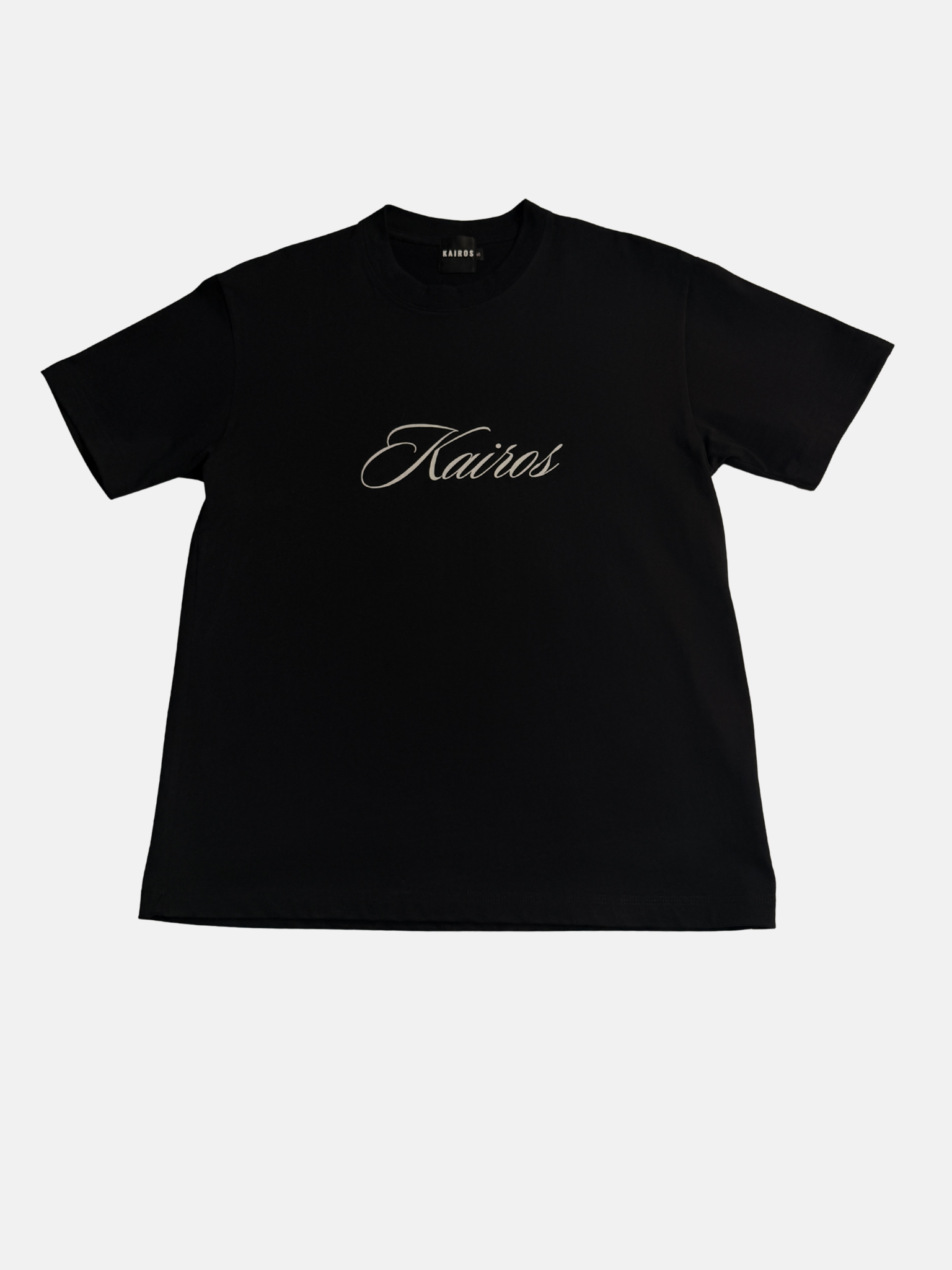 Unisex god's timing Oversized T-Shirt black