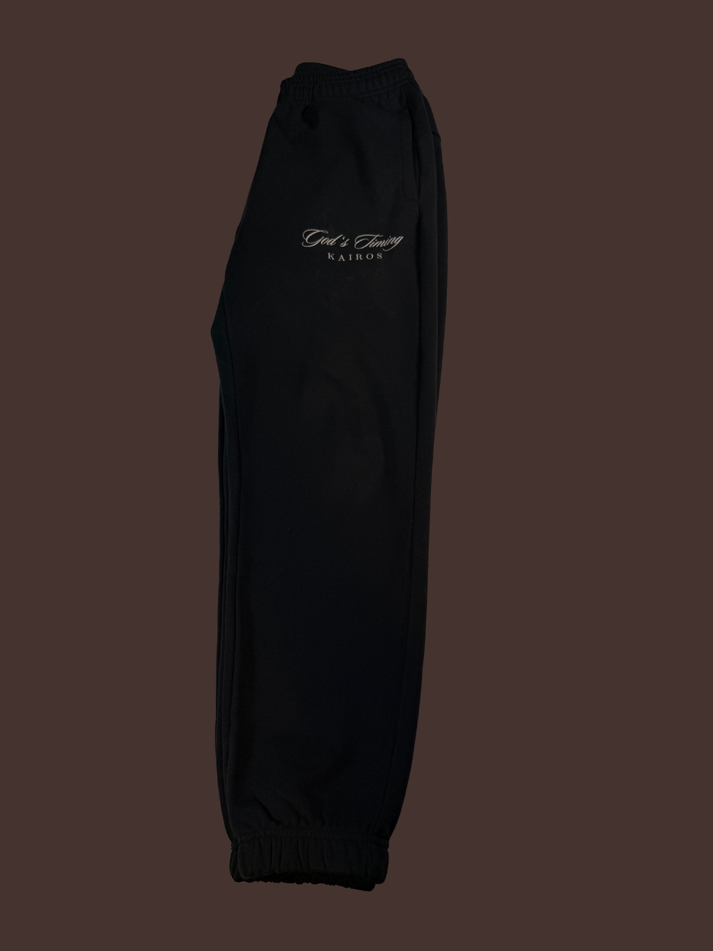 God's timing Essential Jogged Sweatpants Black