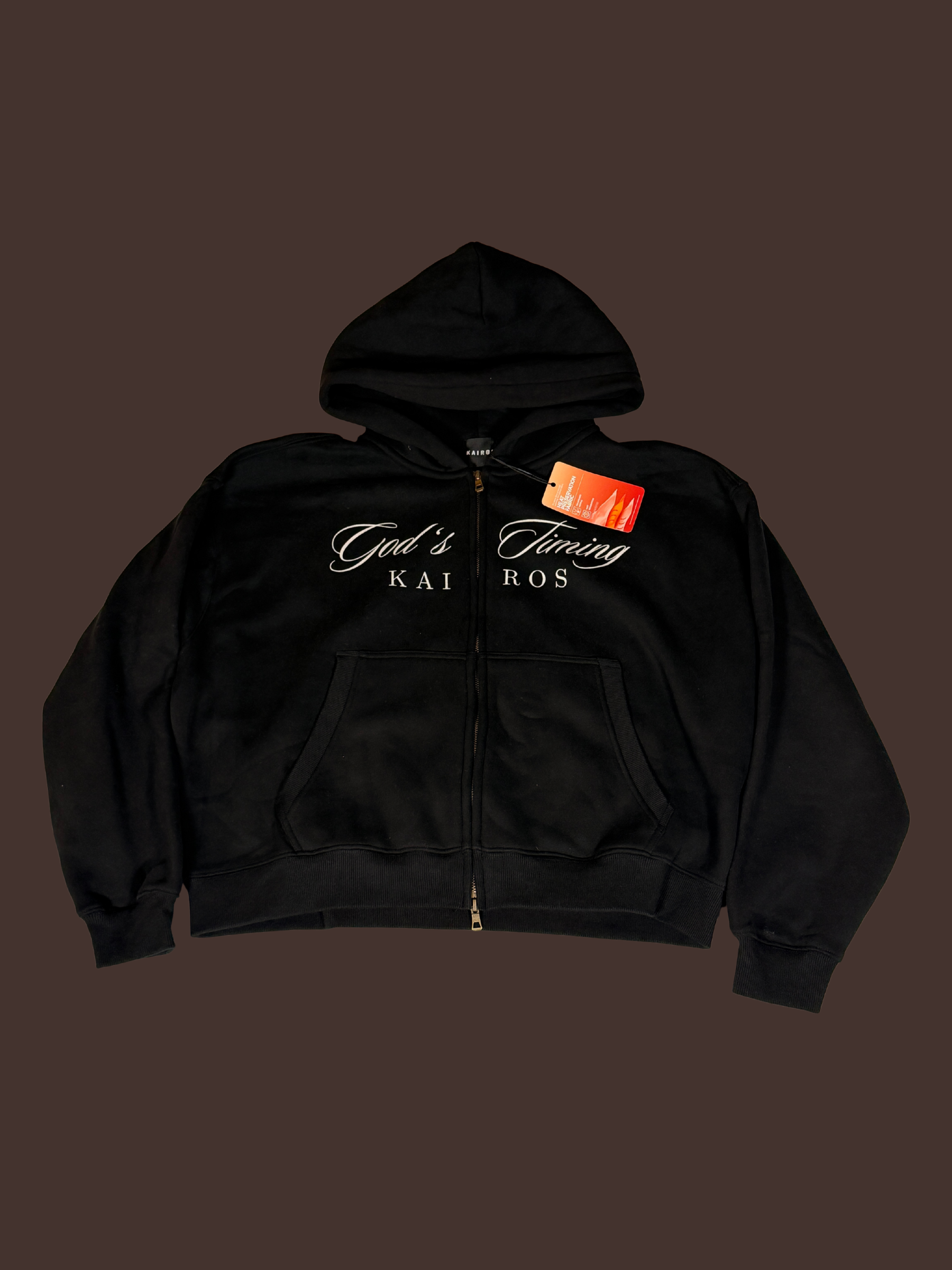 God's timing WOMENS Essential Oversized Fleece Boxy Hoodie