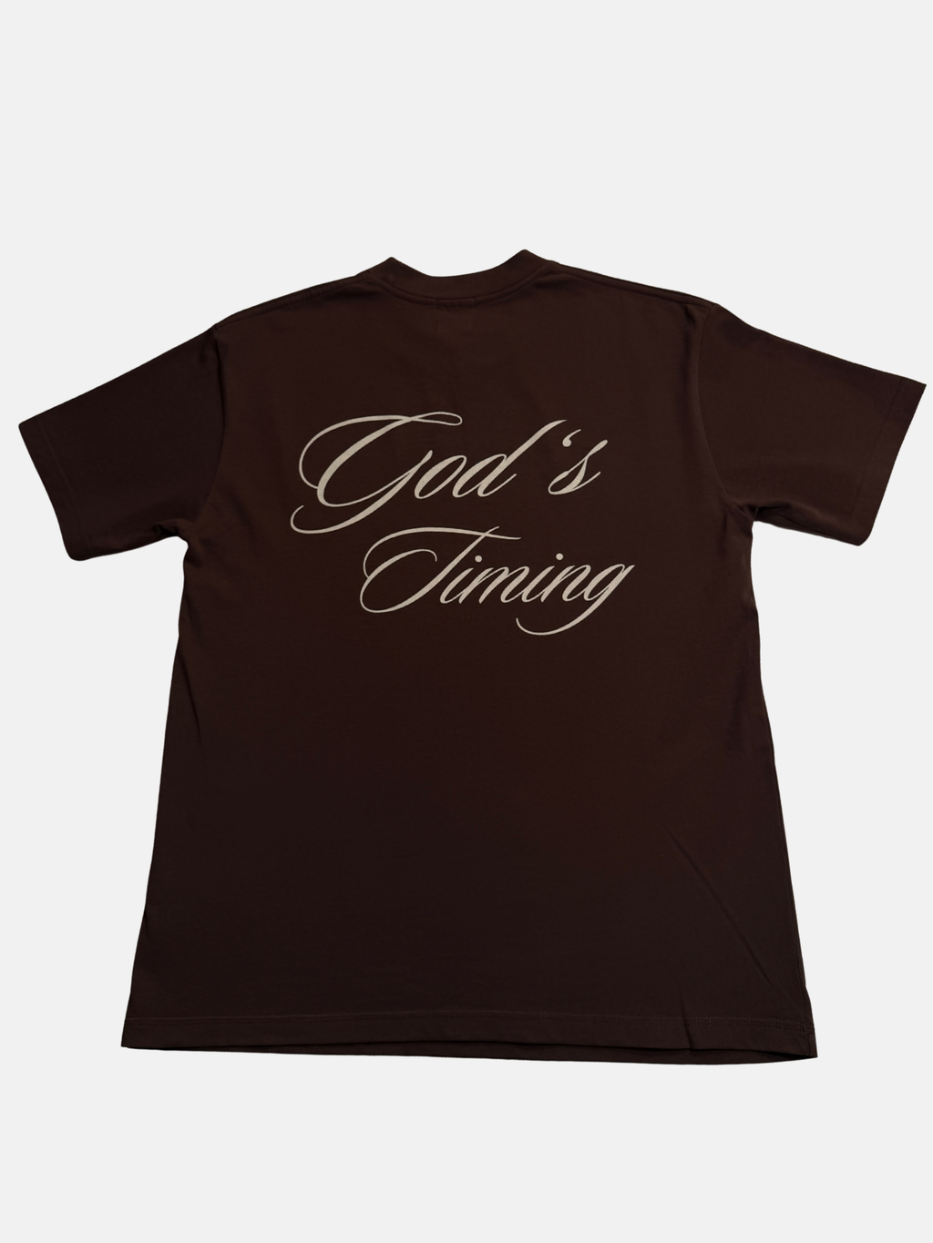 God's timing Unisex Oversized T-Shirt coffee