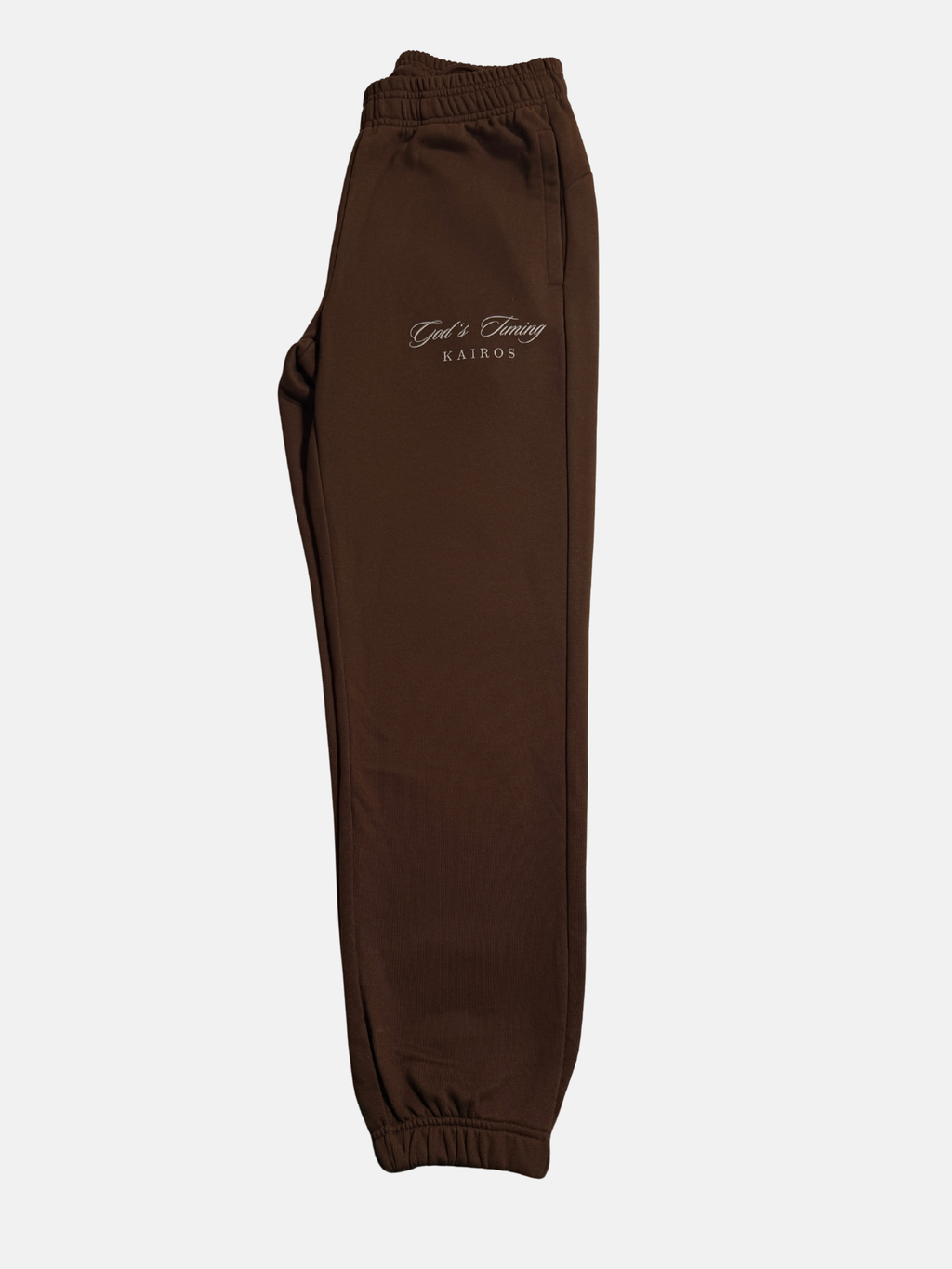 God's timing  essential Jogged Sweatpants coffee