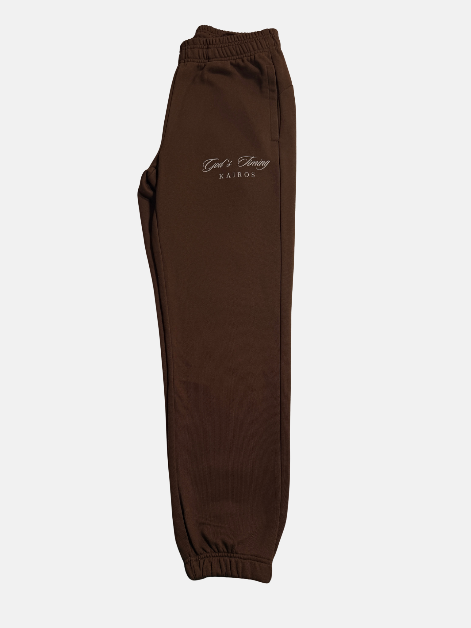 God's timing  essential Jogged Sweatpants coffee