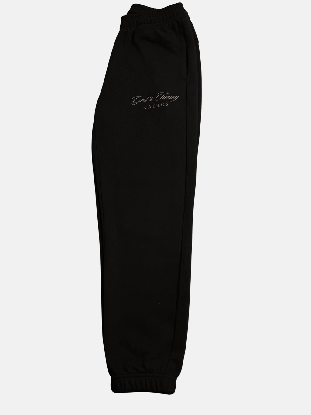 God's timing Essential Jogged Sweatpants Black