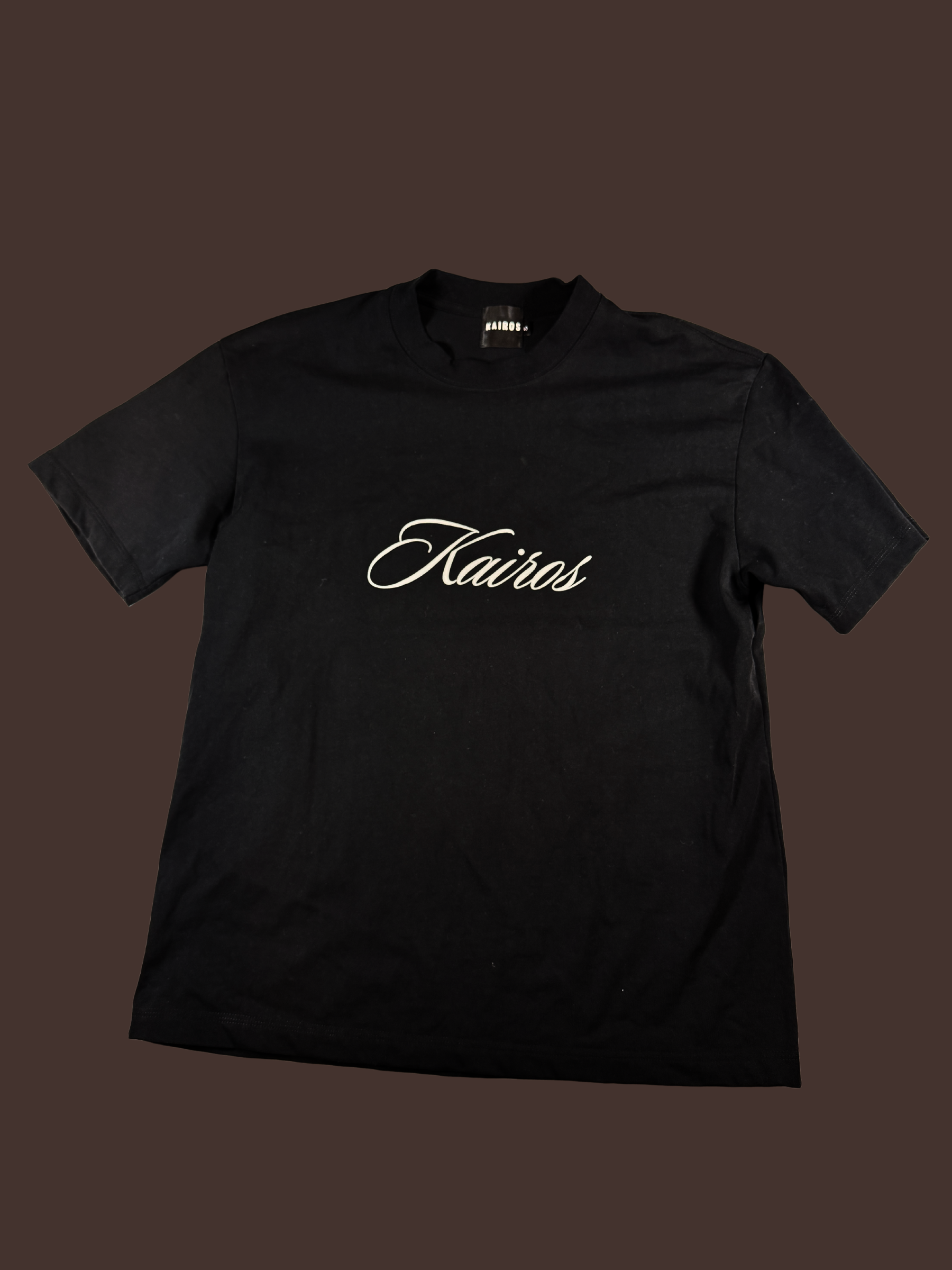 Unisex god's timing Oversized T-Shirt black
